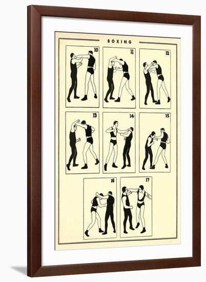 Boxing Techniques-null-Framed Art Print