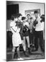 Boxing Training at Horden Colliery Gym, Sunderland, Tyne and Wear, 1964-Michael Walters-Mounted Photographic Print