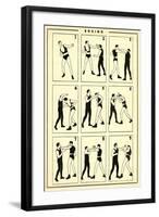 Boxing-null-Framed Art Print