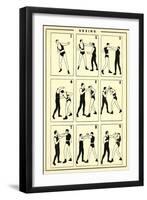 Boxing-null-Framed Art Print