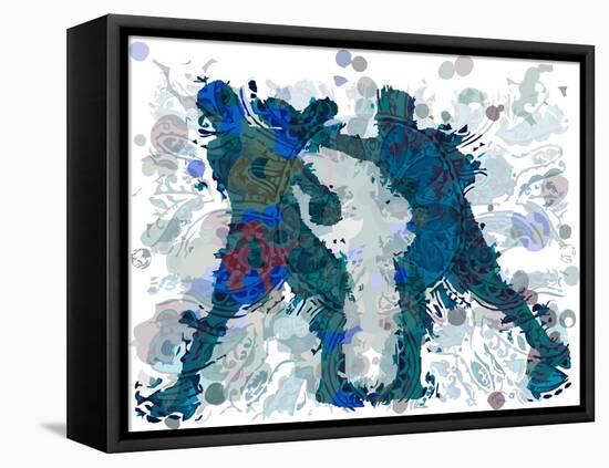 Boxing-Teofilo Olivieri-Framed Stretched Canvas