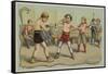 Boxing-null-Framed Stretched Canvas