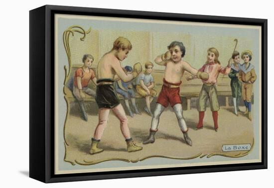 Boxing-null-Framed Stretched Canvas