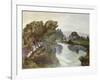 Boxted Mill Pool, Essex, C.1953 (Oil on Canvas)-John Northcote Nash-Framed Giclee Print