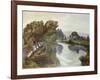 Boxted Mill Pool, Essex, C.1953 (Oil on Canvas)-John Northcote Nash-Framed Giclee Print