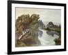 Boxted Mill Pool, Essex, C.1953 (Oil on Canvas)-John Northcote Nash-Framed Giclee Print