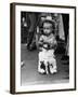 Boy (2-3) Wearing Fur Pants-null-Framed Photographic Print