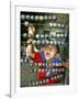 Boy, 3, Counts on an Abacus at a School in Allahabad-null-Framed Photographic Print