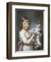 Boy and Cat-John Russell-Framed Giclee Print