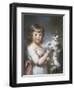 Boy and Cat-John Russell-Framed Giclee Print