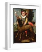 Boy and Dog, Bibius Vincit-Sofonisba Anguisciola-Framed Giclee Print