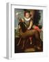 Boy and Dog, Bibius Vincit-Sofonisba Anguisciola-Framed Giclee Print