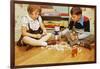 Boy and Girl Playing with Tinkertoys-William P. Gottlieb-Framed Photographic Print