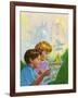 Boy and Girl Reading-Van Der Syde-Framed Giclee Print