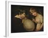 'Boy and Girl with a Bladder', c18th century-William Tate-Framed Giclee Print