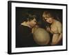 'Boy and Girl with a Bladder', c18th century-William Tate-Framed Giclee Print