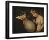 'Boy and Girl with a Bladder', c18th century-William Tate-Framed Giclee Print