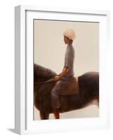 Boy and Horse-Lincoln Seligman-Framed Giclee Print