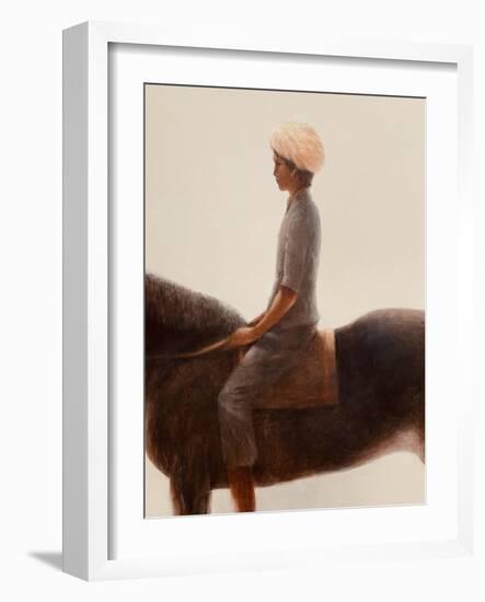 Boy and Horse-Lincoln Seligman-Framed Giclee Print