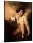 Boy and Rabbit-Sir Henry Raeburn-Stretched Canvas