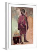 Boy and Water Bucket 2016-David McConochie-Framed Giclee Print