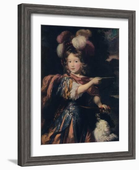 'Boy as Archer', 17th century, (1910)-Nicolaes Maes-Framed Giclee Print