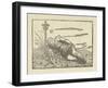 Boy Asleep on a Grave, 1802 (Woodcut)-Caspar David Friedrich-Framed Giclee Print