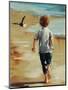 Boy at the Beach-Sydney Edmunds-Mounted Giclee Print