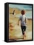 Boy at the Beach-Sydney Edmunds-Framed Stretched Canvas