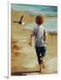 Boy at the Beach-Sydney Edmunds-Framed Giclee Print