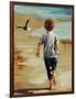 Boy at the Beach-Sydney Edmunds-Framed Giclee Print
