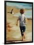 Boy at the Beach-Sydney Edmunds-Framed Giclee Print