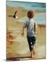Boy at the Beach-Sydney Edmunds-Mounted Giclee Print