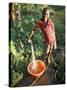 Boy at Water Tap, Chuka Village, Mount Kenya, Kenya, East Africa, Africa-Duncan Maxwell-Stretched Canvas