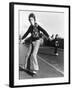 Boy Balances on His Skateboard with a Look of Concentration on His Face-Gill Emberton-Framed Photographic Print