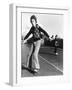 Boy Balances on His Skateboard with a Look of Concentration on His Face-Gill Emberton-Framed Photographic Print