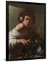 Boy Bitten by a Lizard, Ca 1595-Caravaggio-Framed Giclee Print