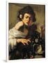 Boy Bitten by a Lizard-Caravaggio-Framed Giclee Print