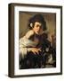 Boy Bitten by a Lizard-Caravaggio-Framed Premium Giclee Print