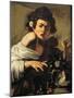 Boy Bitten by a Lizard-Caravaggio-Mounted Premium Giclee Print