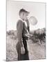 Boy Blowing a Balloon-Philip Gendreau-Mounted Photographic Print