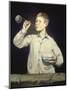 Boy Blowing Bubbles, 1867-Edouard Manet-Mounted Giclee Print