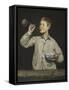 Boy Blowing Bubbles-Edouard Manet-Framed Stretched Canvas