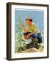 "Boy Botanist,"August 27, 1932-Eugene Iverd-Framed Giclee Print