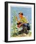 "Boy Botanist,"August 27, 1932-Eugene Iverd-Framed Giclee Print