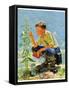 "Boy Botanist,"August 27, 1932-Eugene Iverd-Framed Stretched Canvas