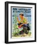 "Boy Botanist," Saturday Evening Post Cover, August 27, 1932-Eugene Iverd-Framed Giclee Print