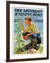 "Boy Botanist," Saturday Evening Post Cover, August 27, 1932-Eugene Iverd-Framed Giclee Print