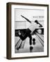 Boy Bowling at a Local Bowling Alley-Art Rickerby-Framed Premium Photographic Print