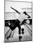 Boy Bowling at a Local Bowling Alley-Art Rickerby-Mounted Premium Photographic Print